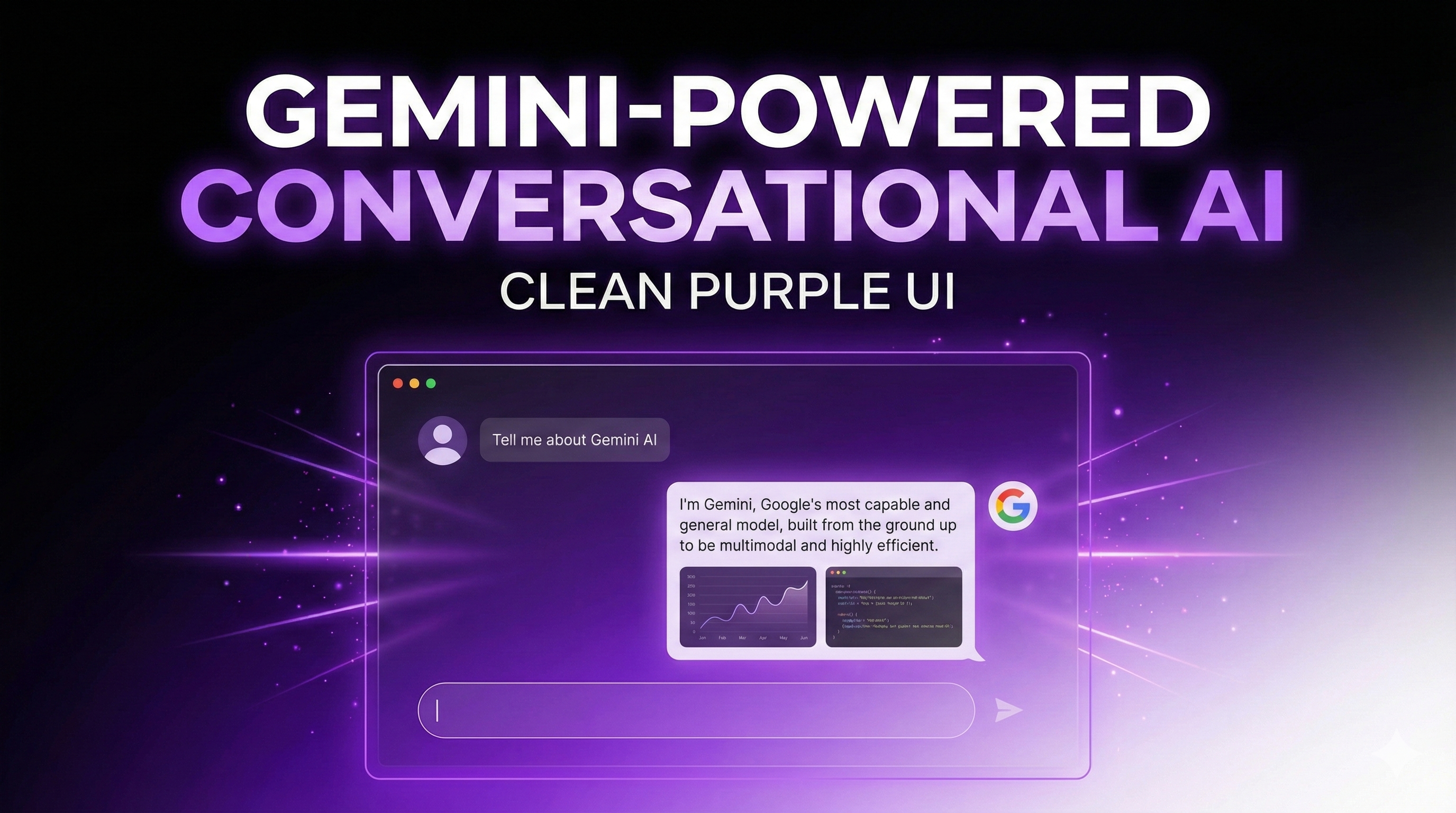 Conversational AI Chatbot with Google Gemini